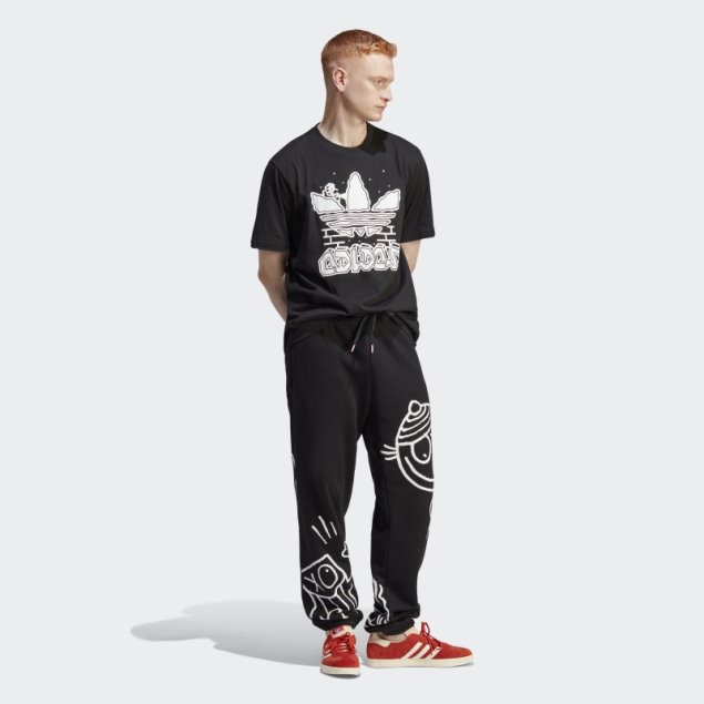 Gráfico Negro Hack The Elite Camiseta Adidas