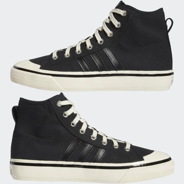 Zapatillas Adidas Nizza Hi Rf 74 Negras