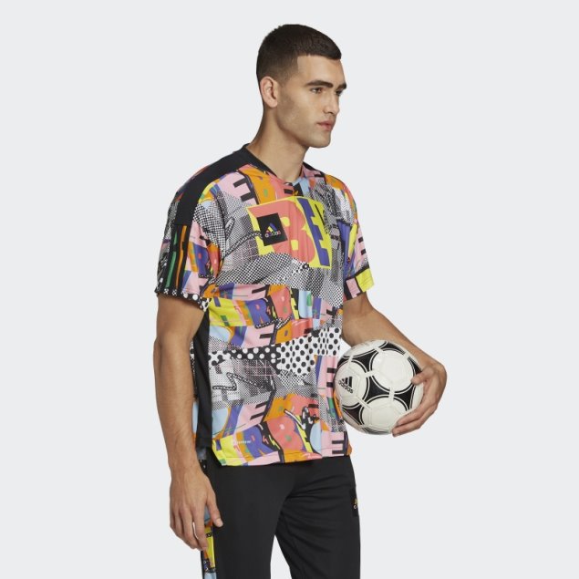 Tiro Orgullo Camiseta De Género Neutro Adidas Multicolor