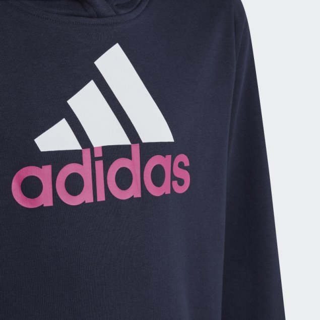 Adidas Sudadera Con Capucha De Algodón Con Logo Grande De Dos Colores Tinta De Adidas