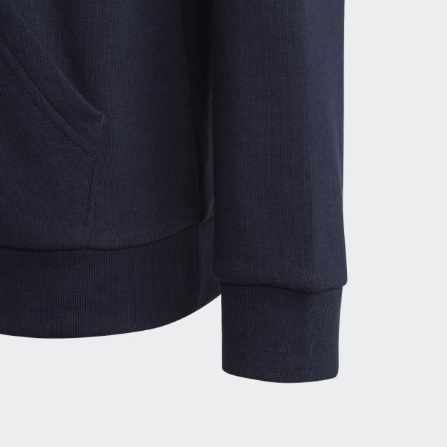 Adidas Sudadera Con Capucha De Algodón Con Logo Grande De Dos Colores Tinta De Adidas