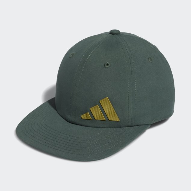 Adidas Verde óxido Offset 3-bar Gorra Snapback