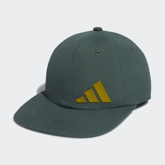 Adidas Verde óxido Offset 3-bar Gorra Snapback