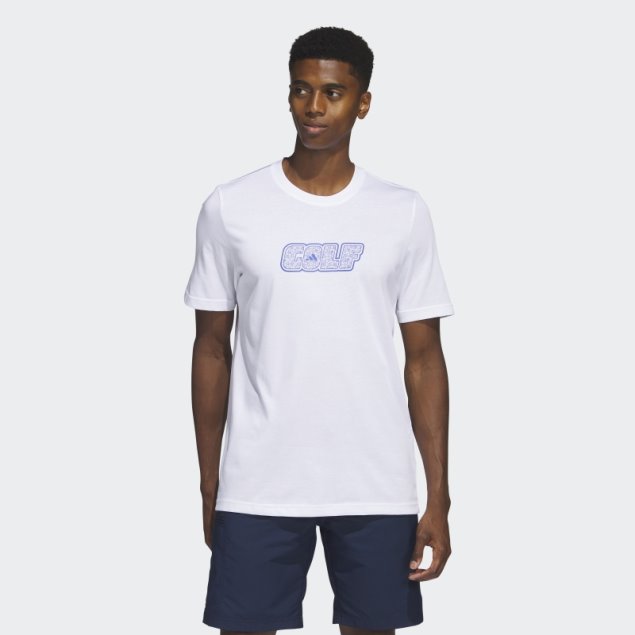 Camiseta De Golf Blanca Adidas