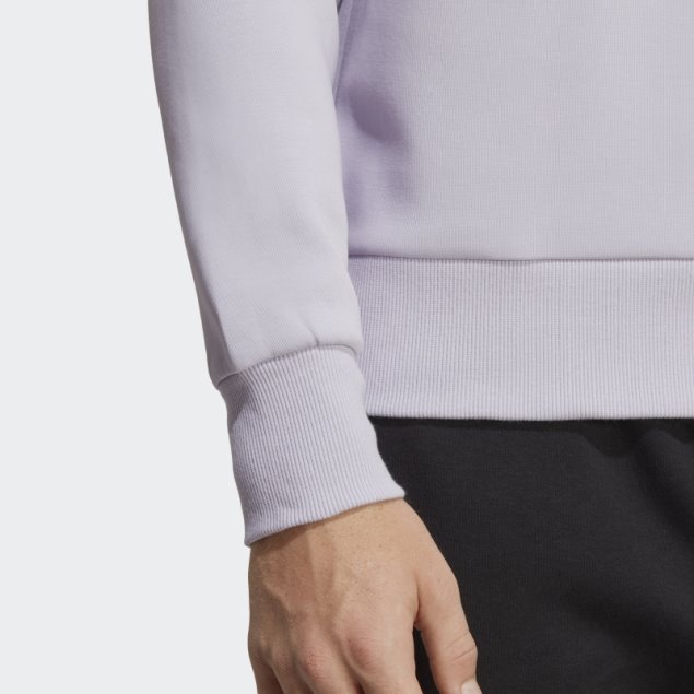 Sudadera Adidas Future Icons Insignia De La Tripulación Del Deporte Amanecer Plateado