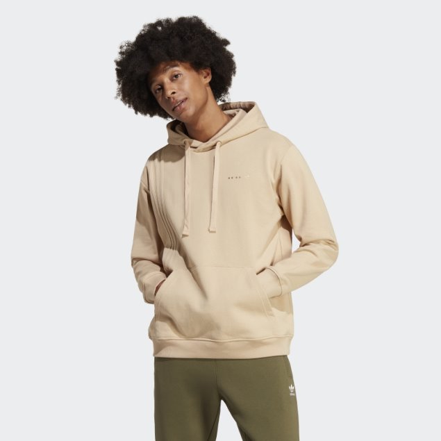 Beige Adidas Rifta City Boy Essential Sudadera Con Capucha Moda