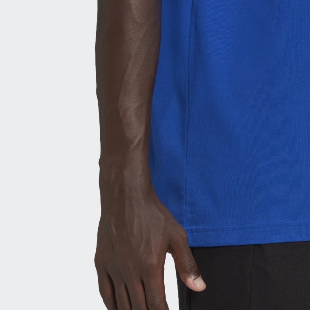 Camiseta Essentials Con Logo Grande Adidas Azul Royal