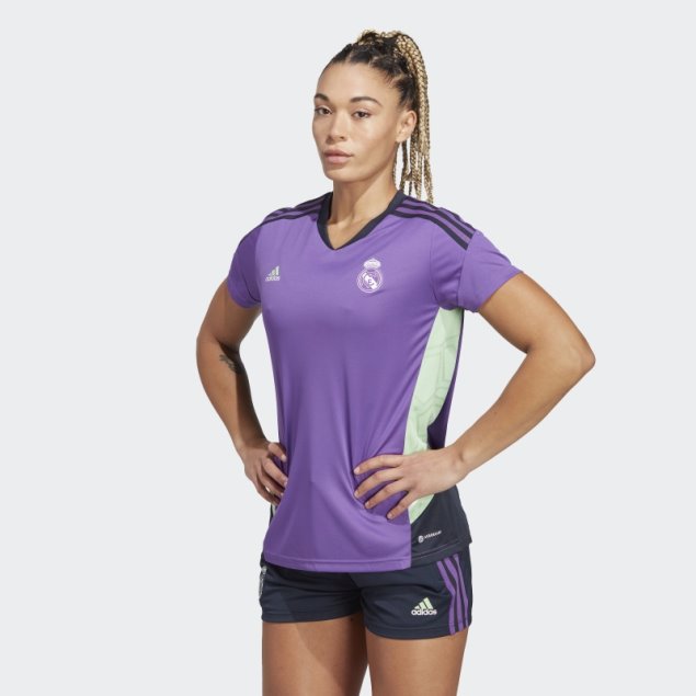 Camiseta De Entrenamiento Real Madrid Condivo 22 Adidas Violeta