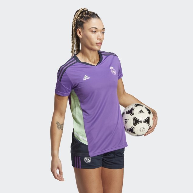 Camiseta De Entrenamiento Real Madrid Condivo 22 Adidas Violeta
