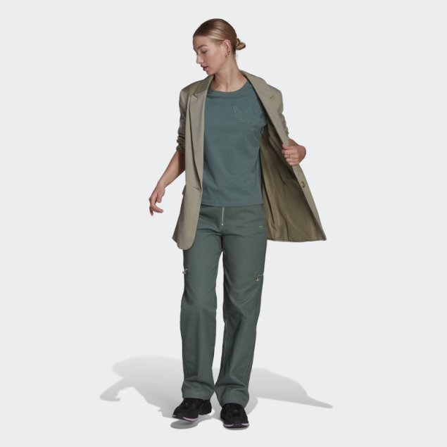 Camiseta Con Parche De Trébol Adidas Esmeralda Técnica