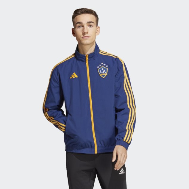 La Galaxy Himno Chaqueta Adidas Azul Oscuro