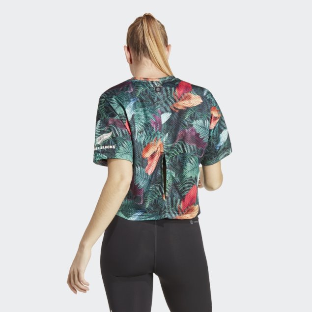 Adidas Camiseta Negra All Blacks Rugby Lifestyle Corta