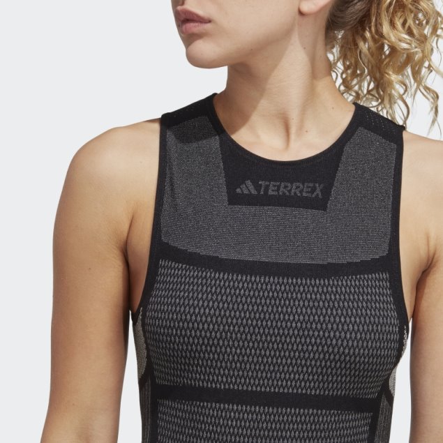 Camiseta Interior Sin Mangas Adidas Terrex Drynamo Negra