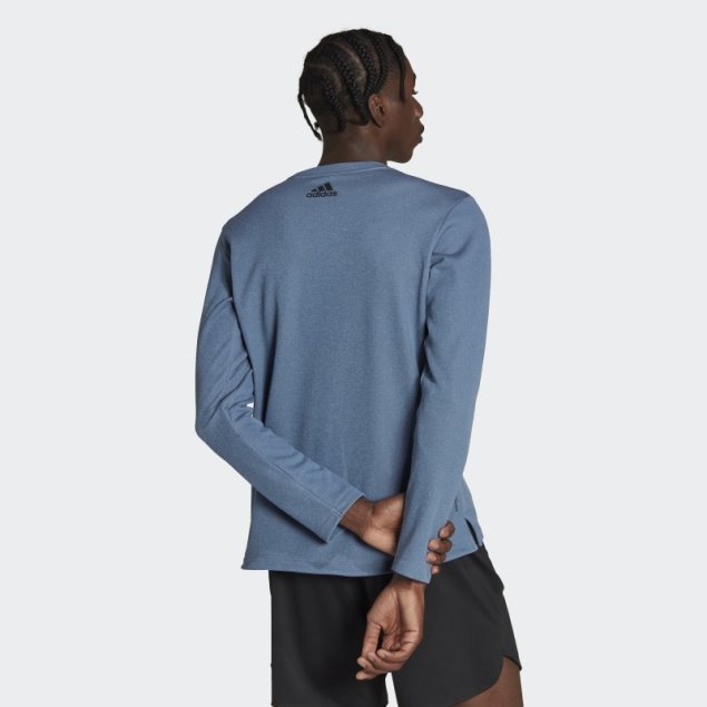 Acero Sudadera Adidas Train Icons 3 Bar Logo Training Crew