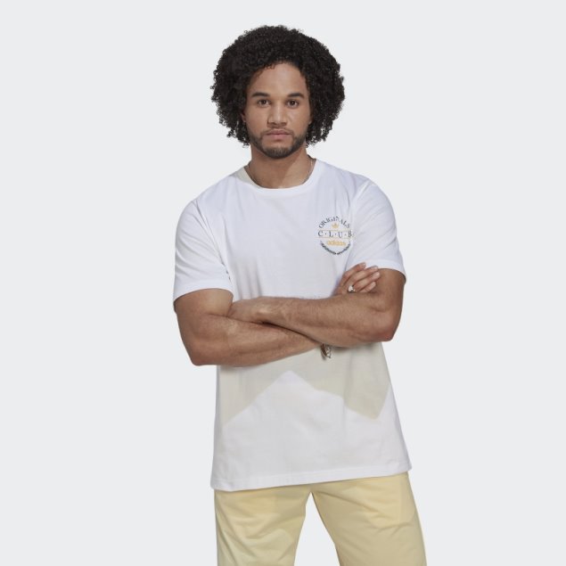 Adidas Club Logo Camiseta Blanca