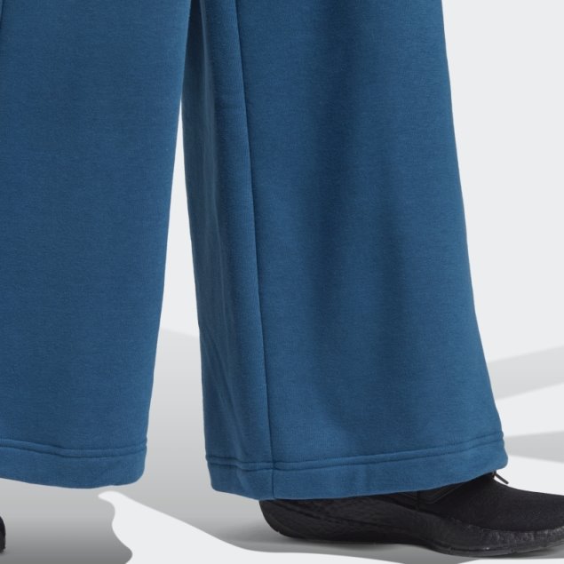 Adidas Marine Studio Lounge Pantalones De Vellón De Pernera Ancha