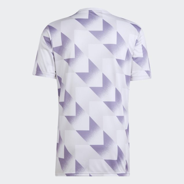 Camiseta Adidas Blanca Pre-partido Real Madrid