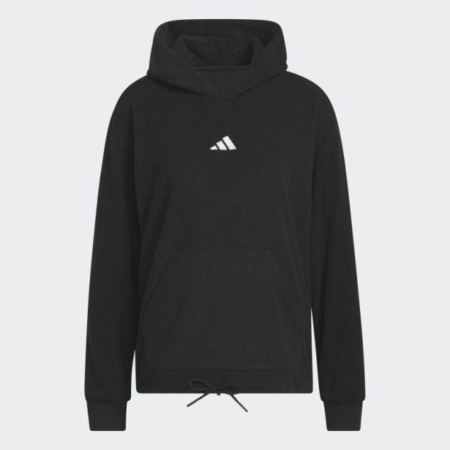 Adidas Sudadera Con Capucha Corta Negra