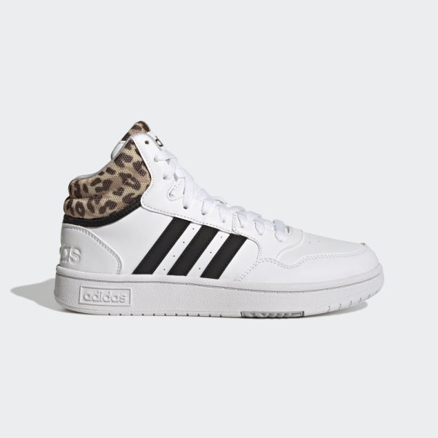 Zapatillas Adidas Hoops 3.0 Mid Blancas