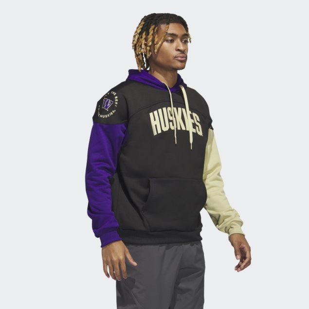 Huskies Estadio Sudadera Con Capucha Negro Adidas