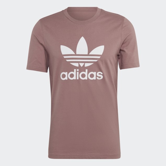 Adidas Camiseta Violeta Adicolor Classics Con Trébol