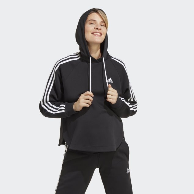 Sudadera Premamá Con Capucha Adidas Negra