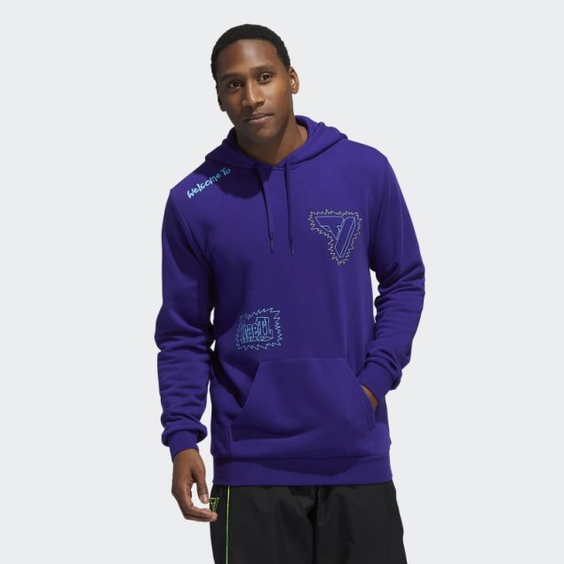 Adidas Trae Sudadera Morada