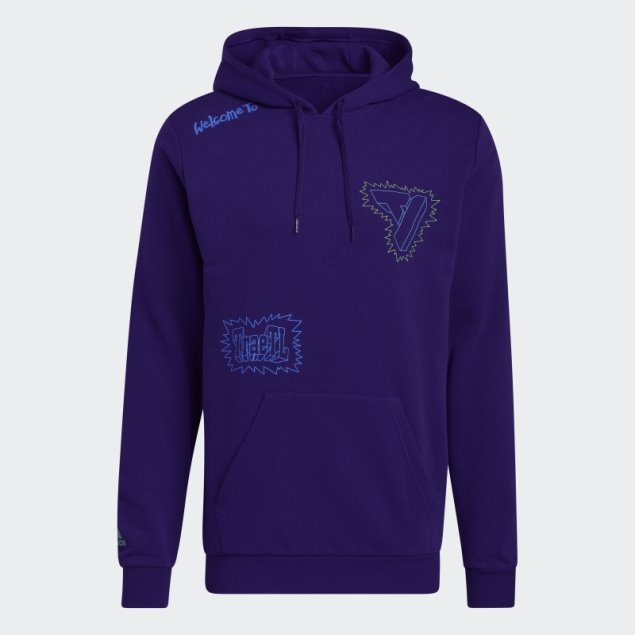 Adidas Trae Sudadera Morada