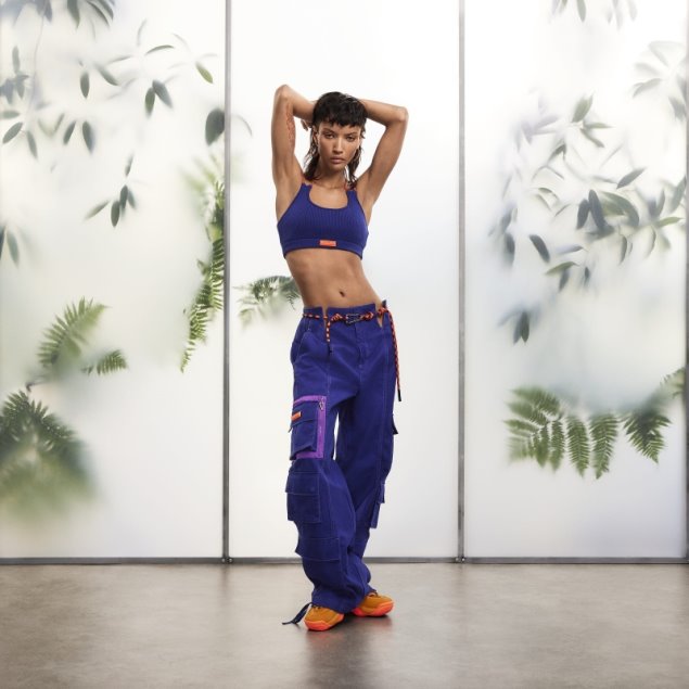 Sujetador De Punto índigo Adidas Moda