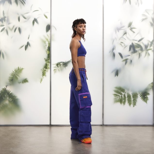 Sujetador Tejido Añil Adidas