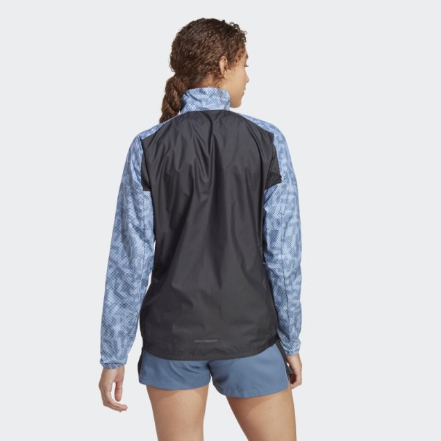 Chaqueta Cortavientos Adidas Terrex Trail Running Azul Amanecer