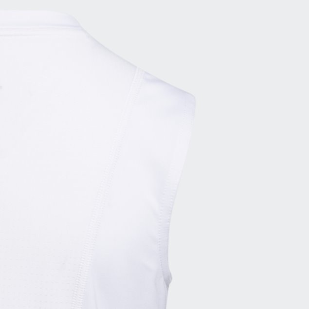 Camiseta Sin Mangas Techfit Blanca Adidas