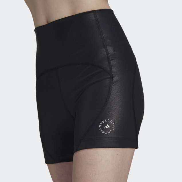 Adidas By Stella Mccartney Truestrength Yoga Medias Cortas Caliente Negro