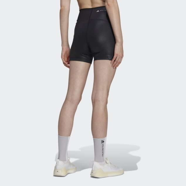 Adidas By Stella Mccartney Truestrength Yoga Medias Cortas Caliente Negro