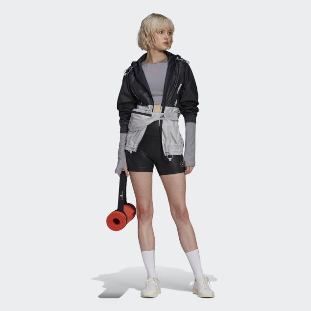 Adidas By Stella Mccartney Truestrength Yoga Medias Cortas Caliente Negro