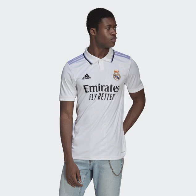 Camiseta Primera Madrid Real Madrid 22/23 Adidas Blanca