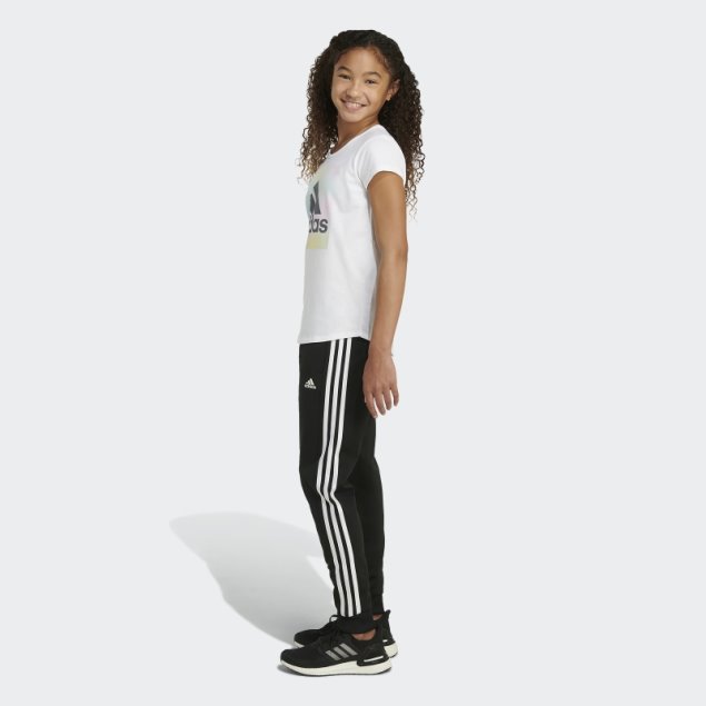 Camiseta Blanca De Manga Corta Adidas