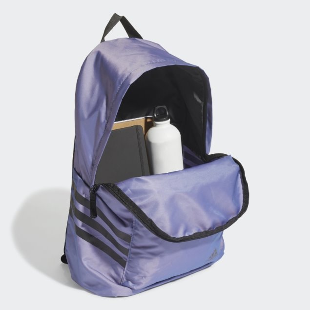Mochila Adidas Classic Future Icon 3 Rayas Acero