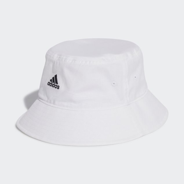 Sombrero De Pescador Clásico Adidas Blanco De Algodón