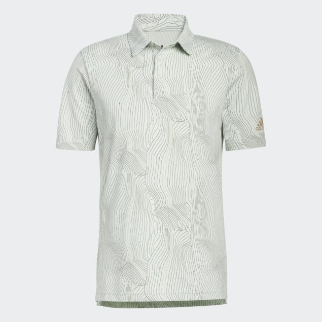 Polo Adidas Verde Mel Mapa Del Campo