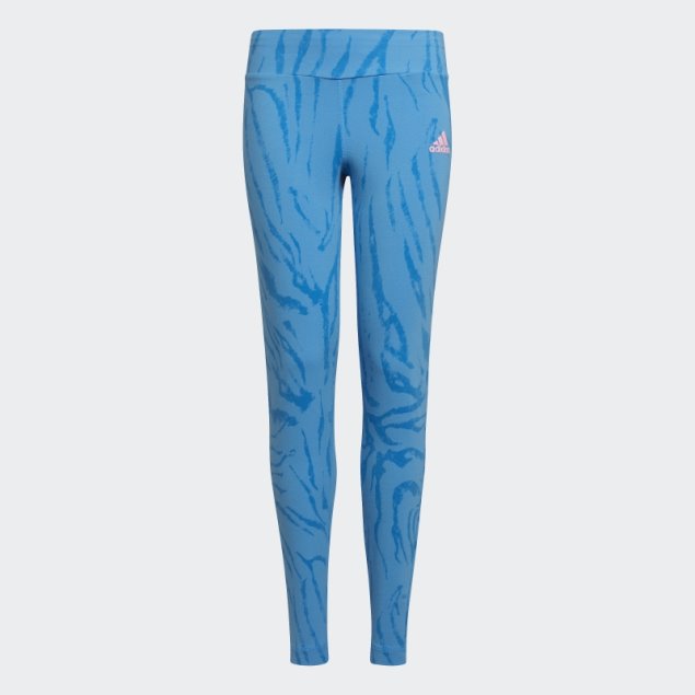 Pantys Future Icons Algodon Hibrido Animal Print Adidas Azul