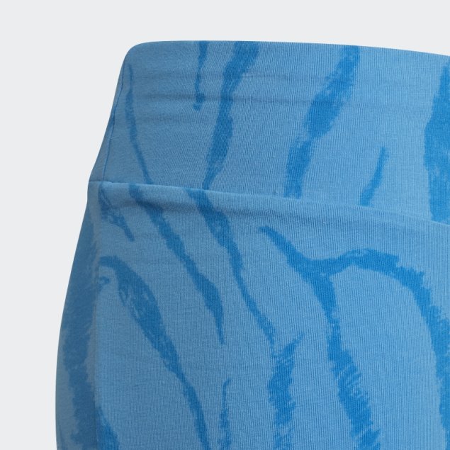 Pantys Future Icons Algodon Hibrido Animal Print Adidas Azul