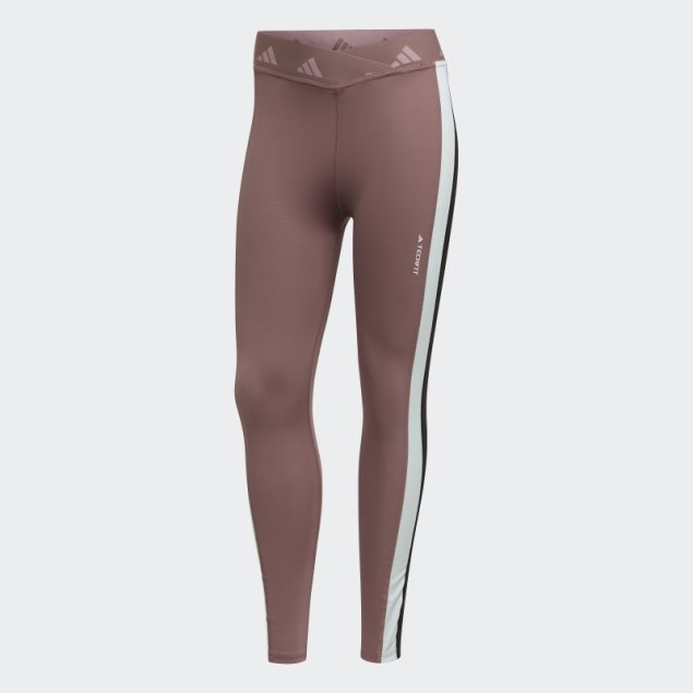 Violeta Adidas Hyperglam Training Techfit 7/8 Leggings