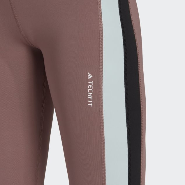 Violeta Adidas Hyperglam Training Techfit 7/8 Leggings