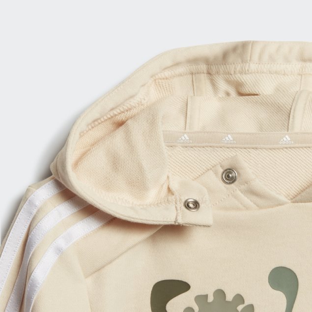 Conjunto De Joggers De Felpa Francesa Con Estampado De Camuflaje Sand Dino De Adidas