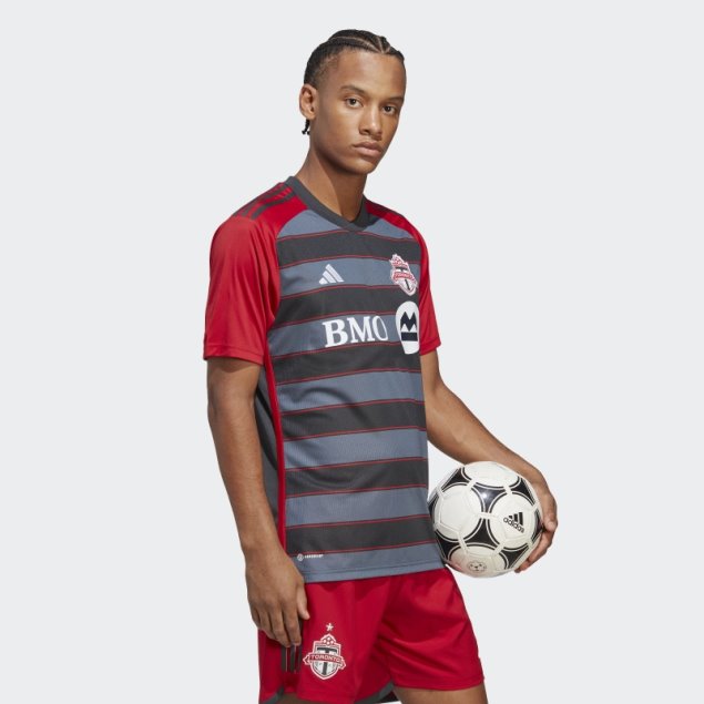 Camiseta Primera Equipación Adidas Toronto Fc 23/24 Gris Sólido