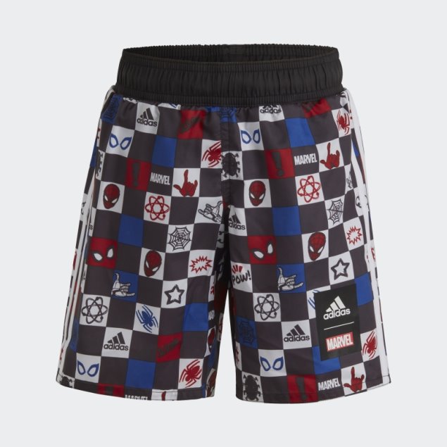 Blanco Adidas X Marvel's Spider-man Shorts De Baño De Moda