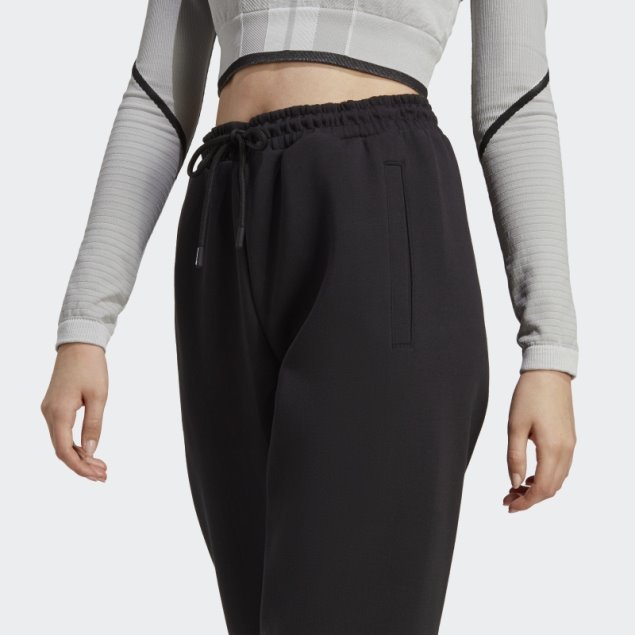 Adidas By Stella Mccartney Pantalones De Chándal Negros