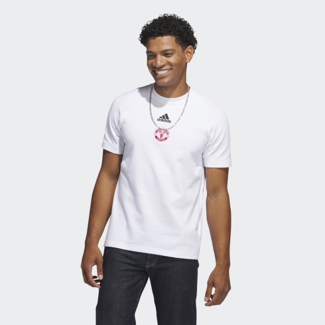 Camiseta Blanca Adidas Manchester United Travel