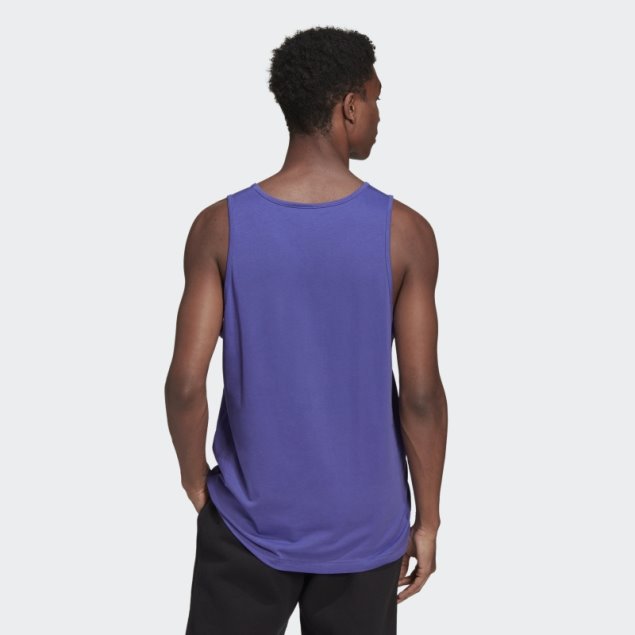 Adidas Camiseta Sin Mangas Violeta Adicolor Essentials Trefoil